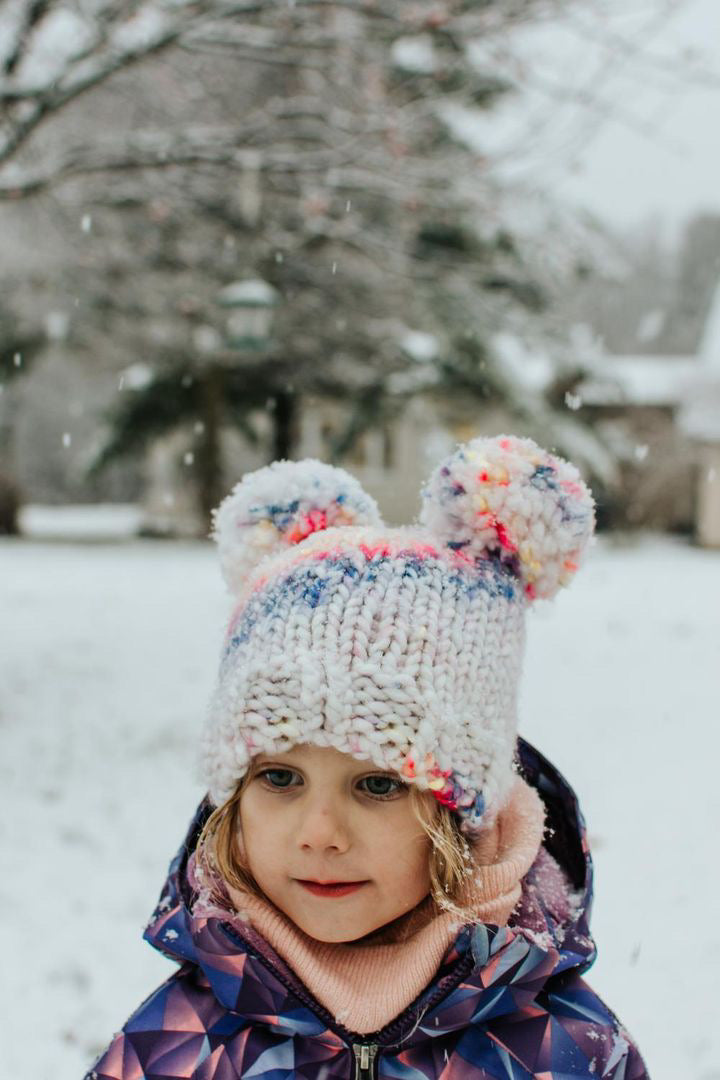 Fall/Winter Collection Double Pompom Toque